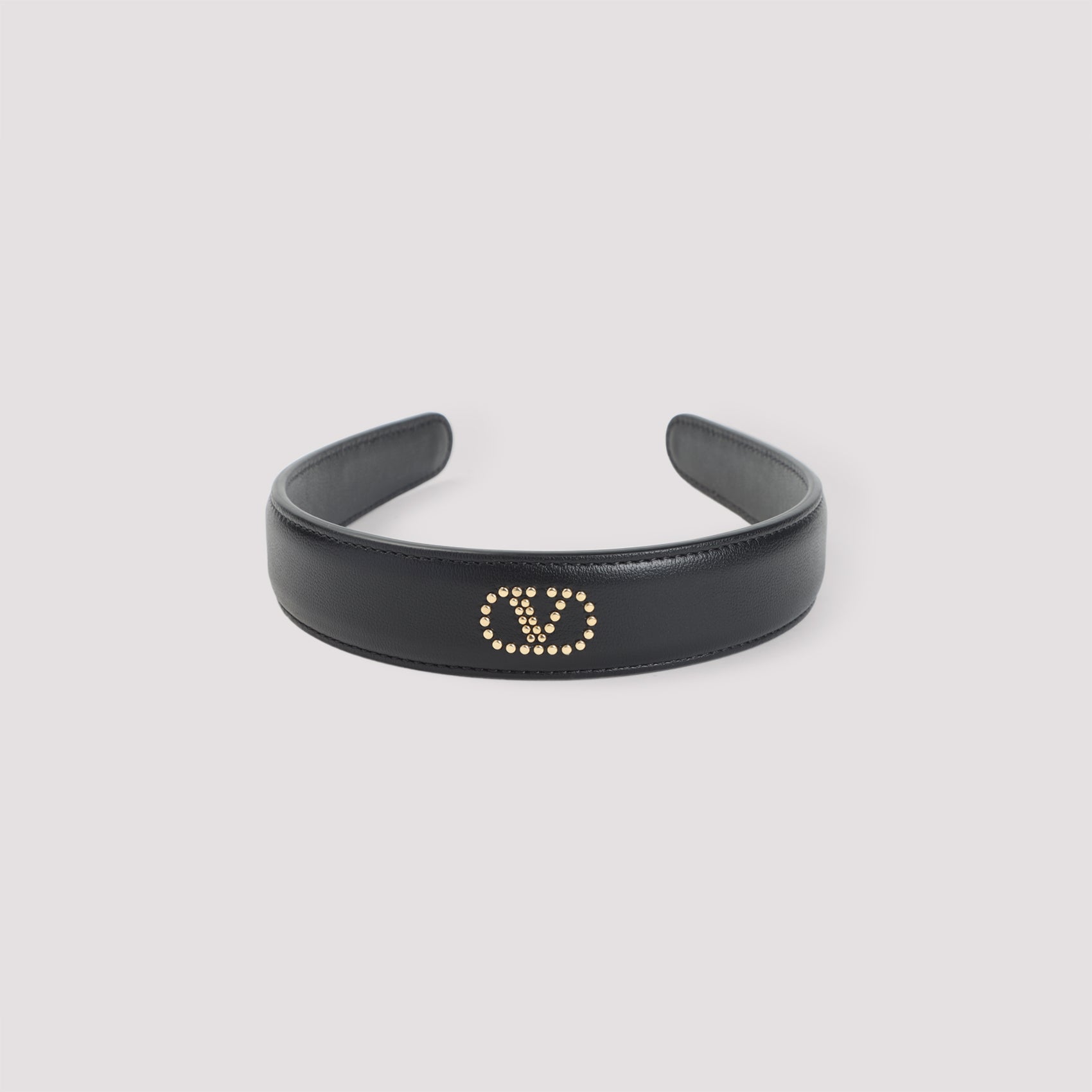 VALENTINO GARAVANI Leather Hair Band for Men - Fall/Winter 2025