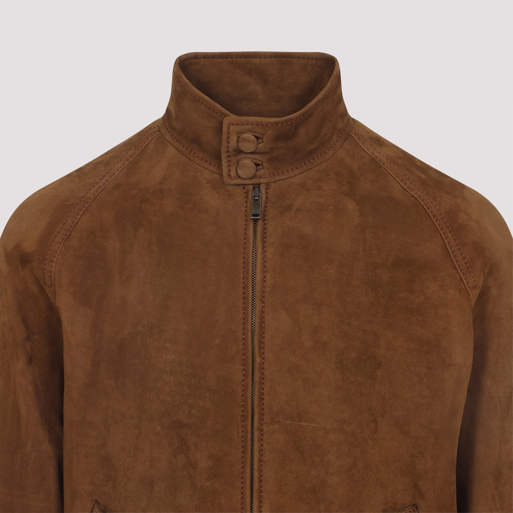 VALENTINO Suede Jacket for Men - FW25 Collection