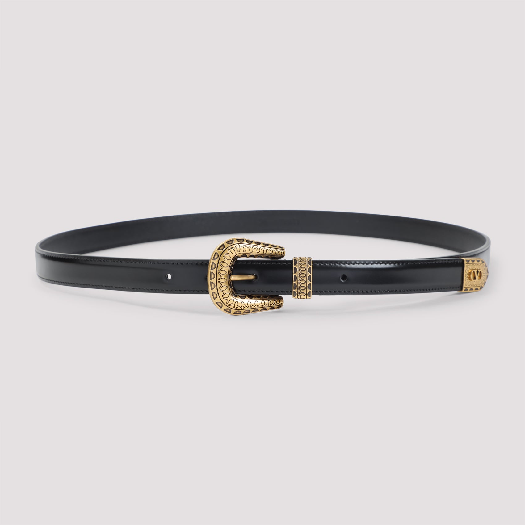 VALENTINO GARAVANI V Logo Signature Belt - 2cm Width