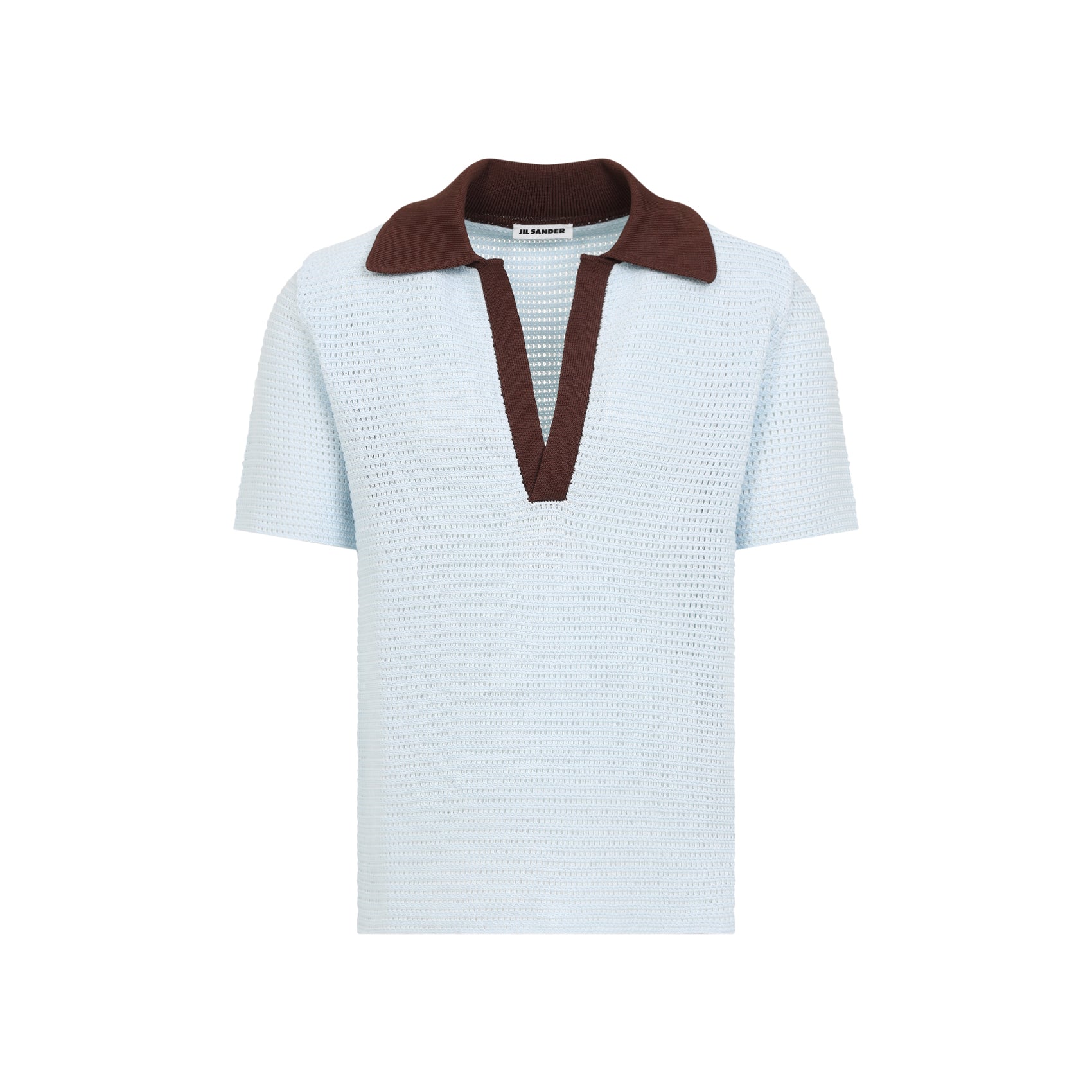 JIL SANDER Short Sleeves Knit Polo