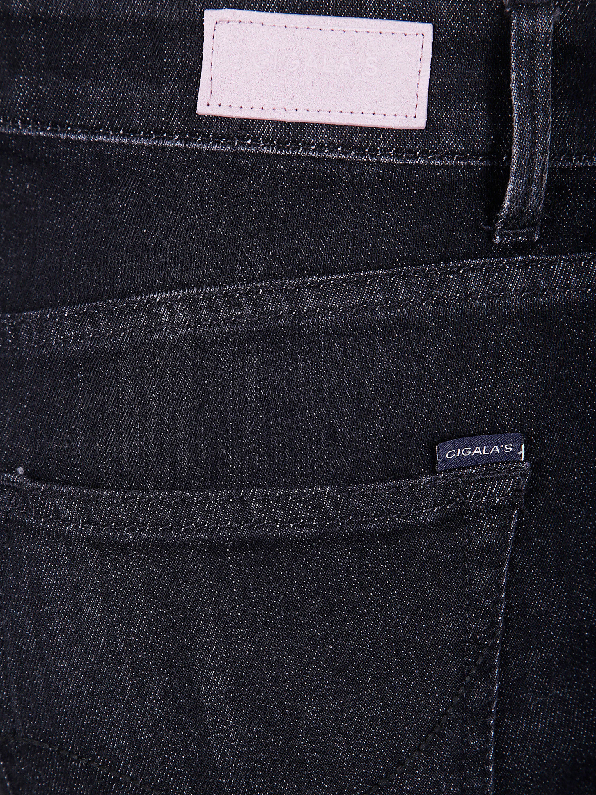 CIGALAS Denim Ring Stretch Trousers