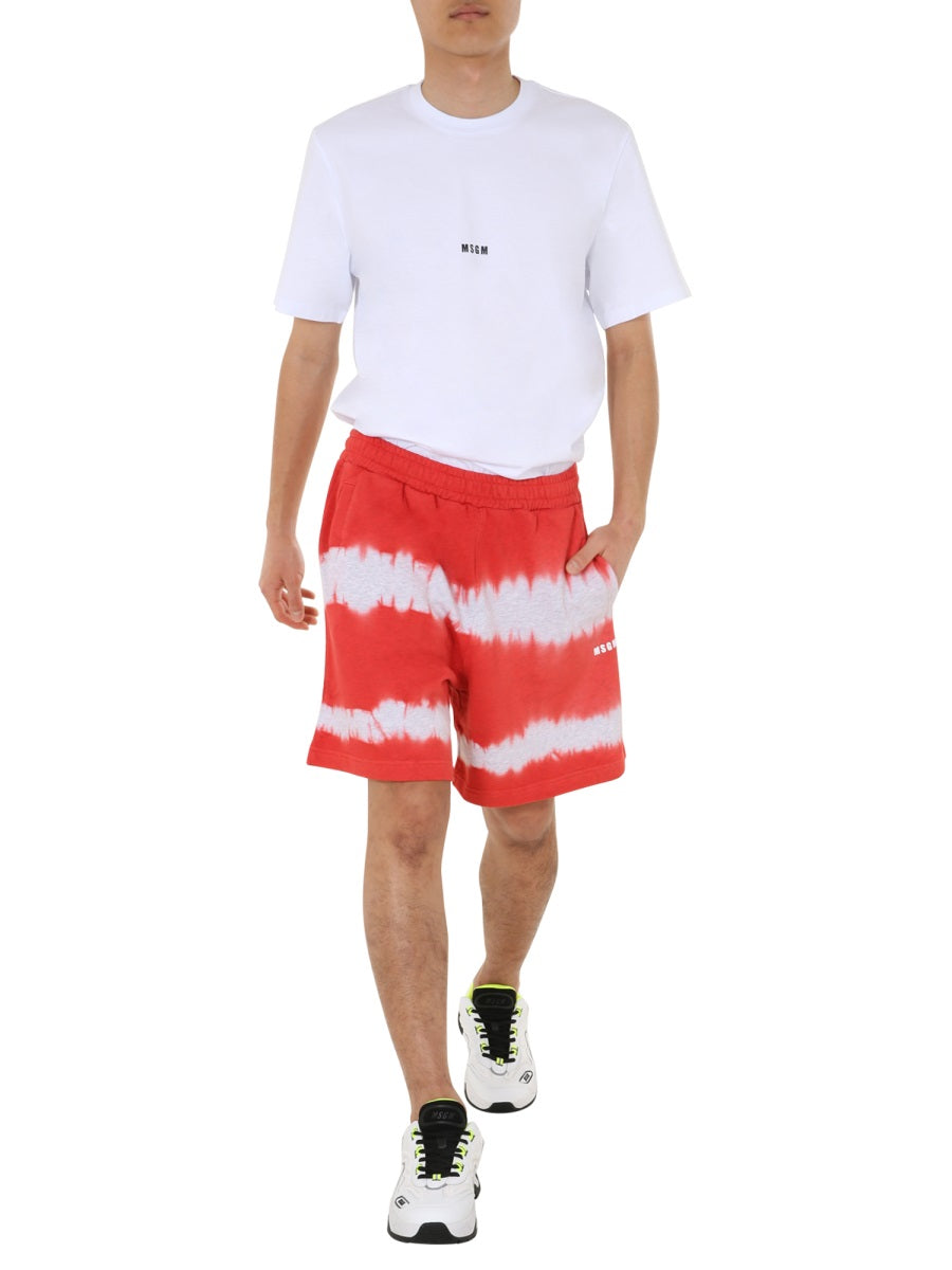 MSGM Relaxed Fit Bermuda Shorts with Drawstring