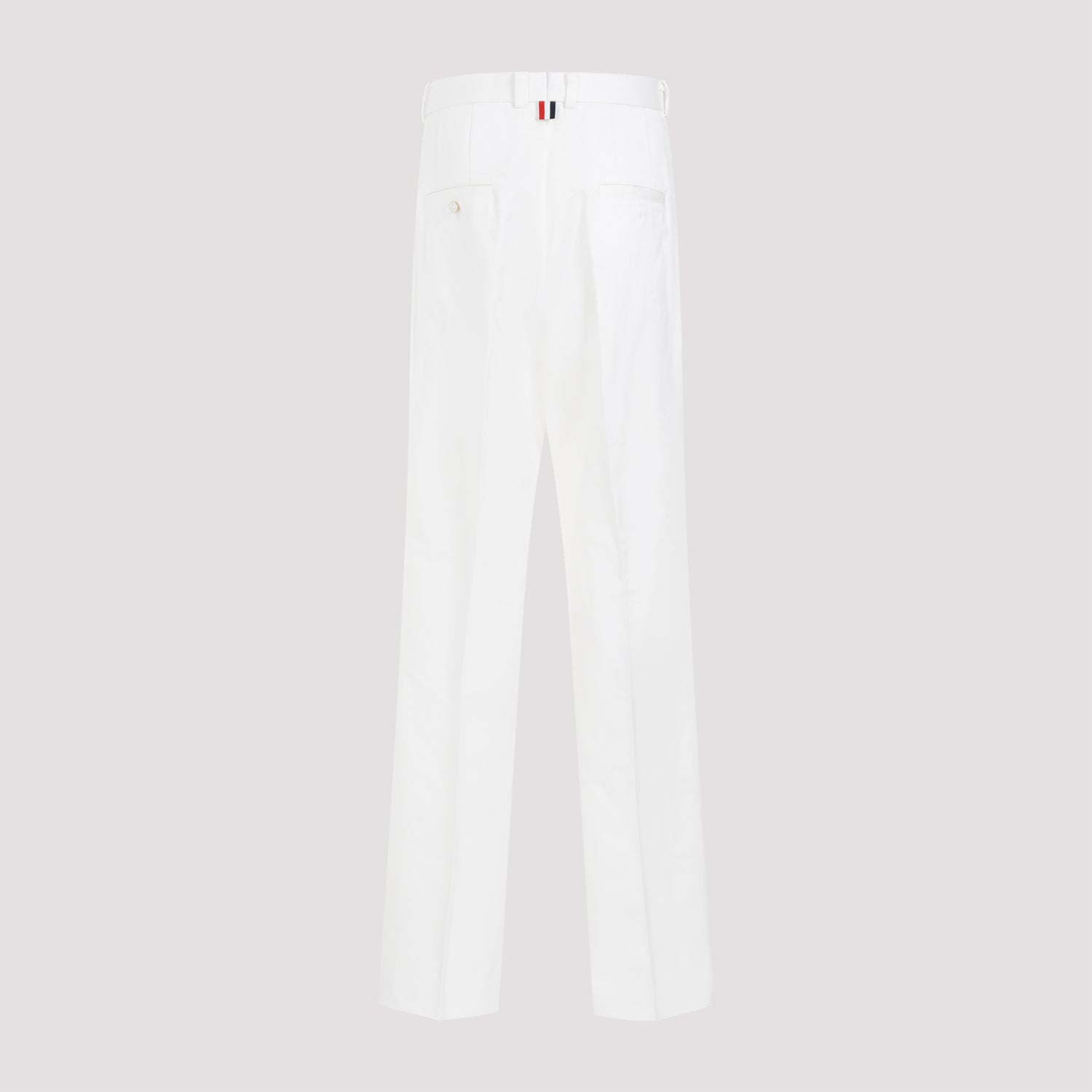 THOM BROWNE Straight Leg Chino Pants for Men