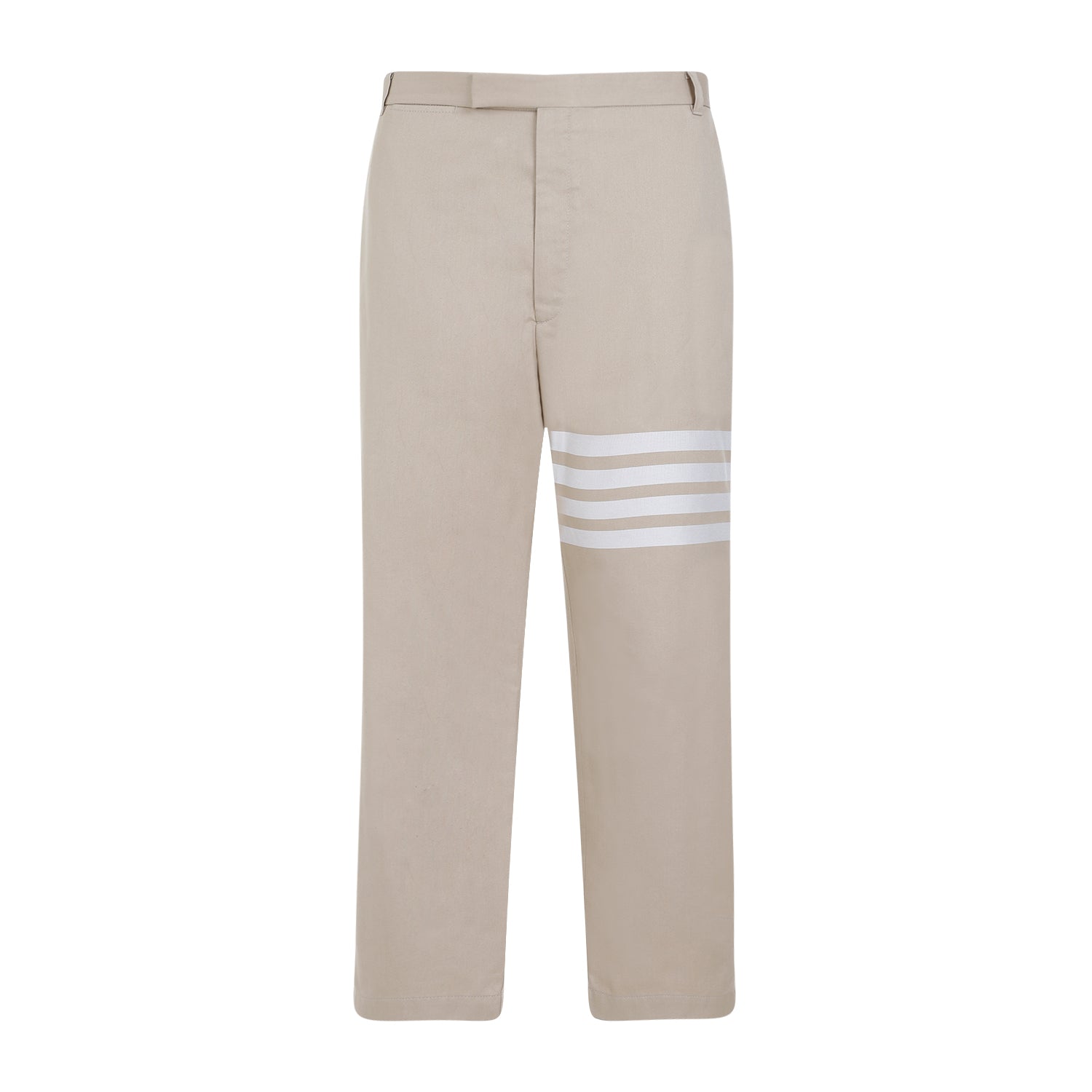 THOM BROWNE Unconstructed Straight Leg Trousers for Men