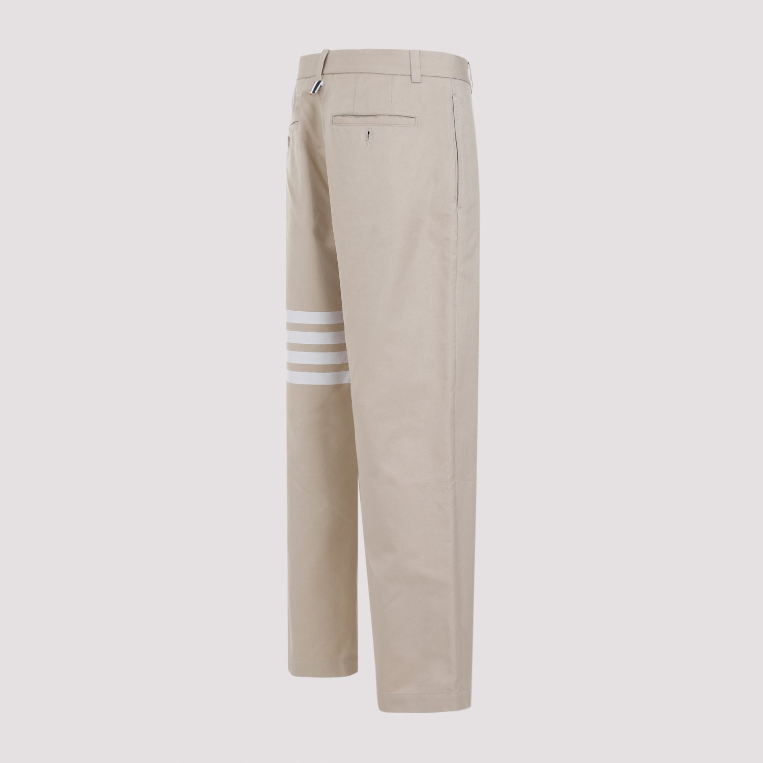 THOM BROWNE Unconstructed Straight Leg Trousers for Men