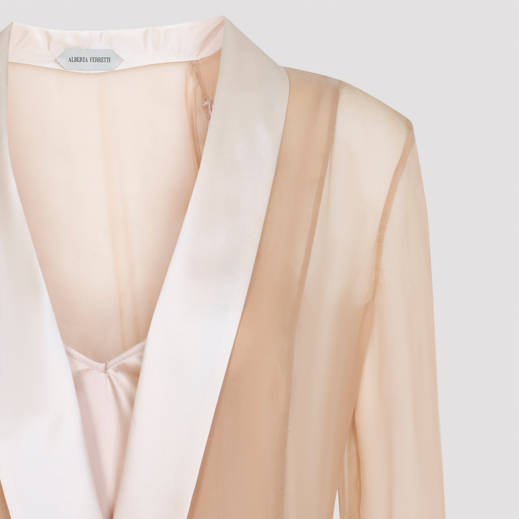 ALBERTA FERRETTI Chiffon Long Dress for Men