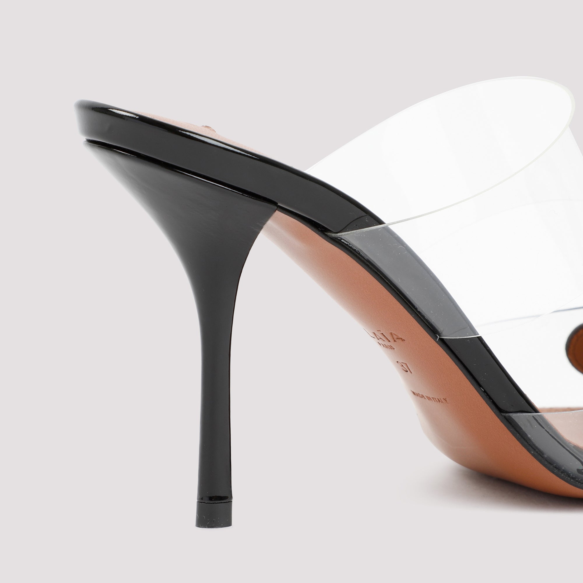 ALAÏA Men's Coeur Flat 9cm Heel Mules