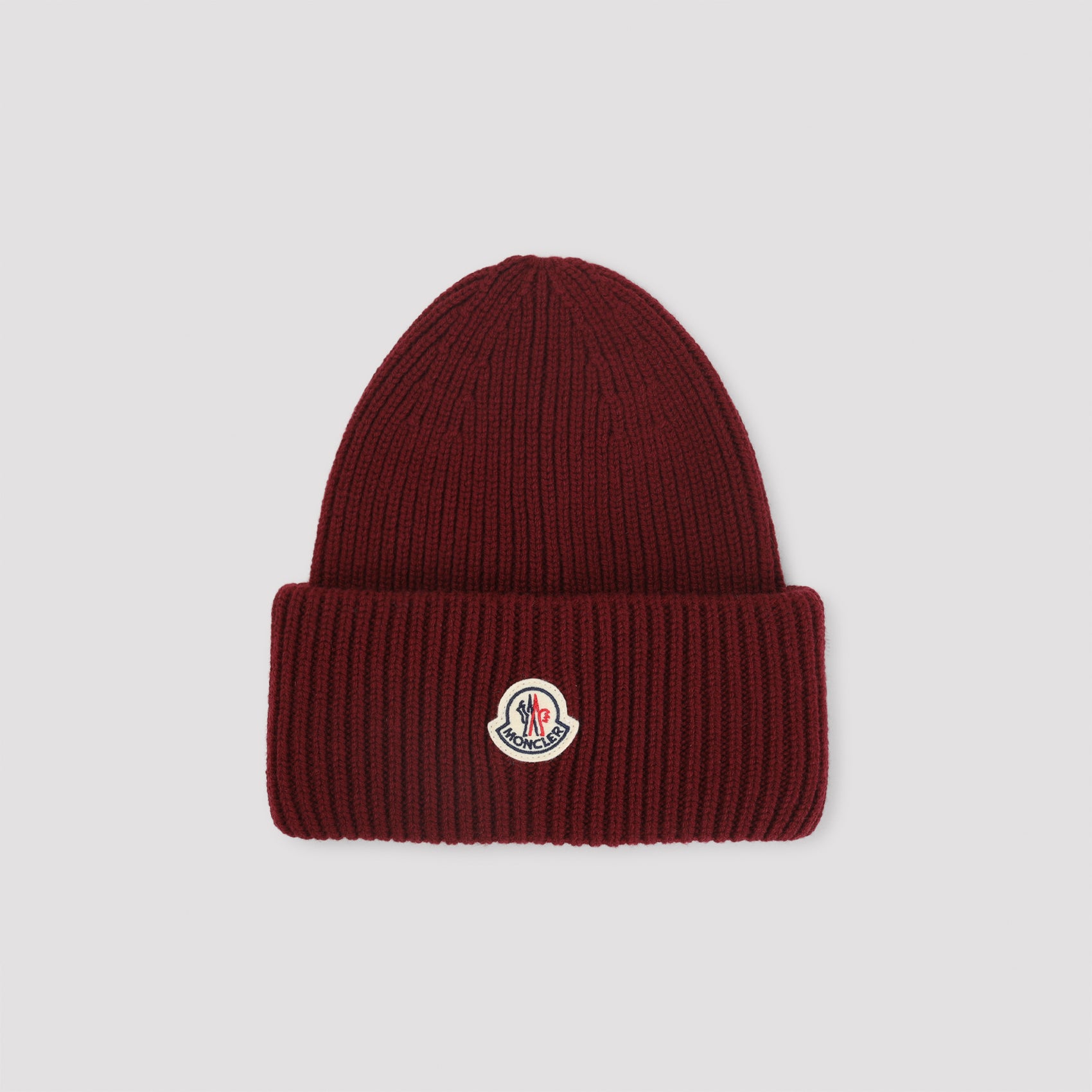 MONCLER Virgin Wool Hat for Men - FW25 Collection