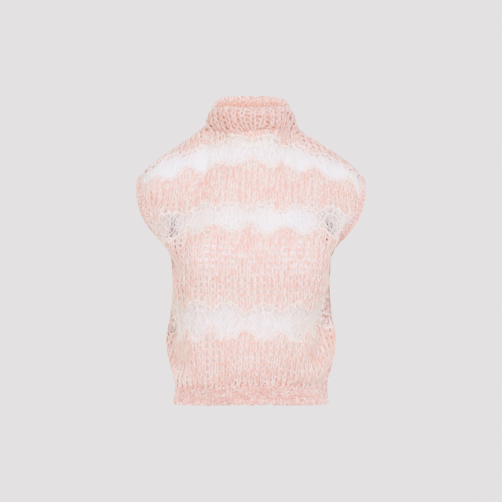 GIAMBATTISTA VALLI Virgin Wool & Cashmere Blend Top