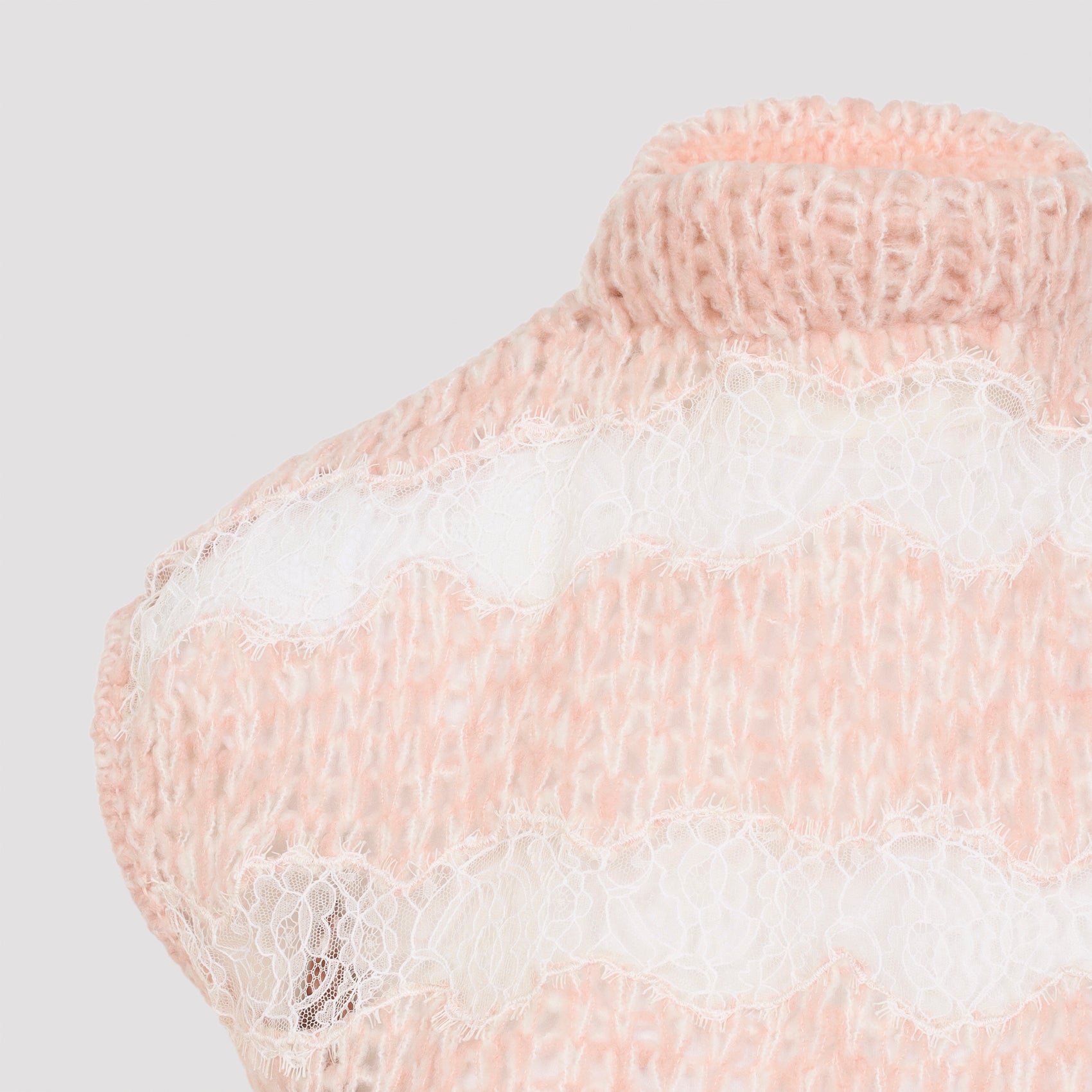 GIAMBATTISTA VALLI Virgin Wool & Cashmere Blend Top