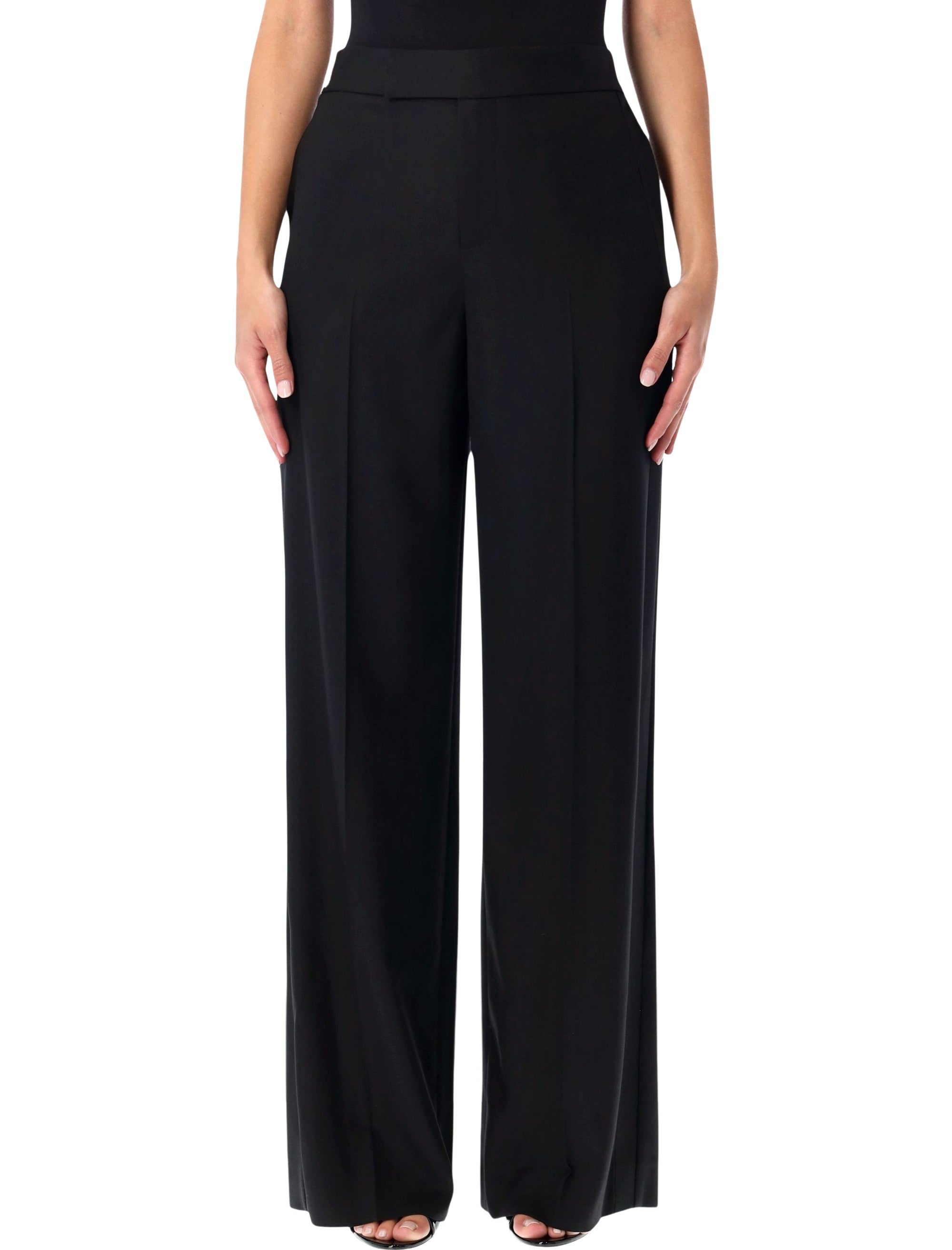 RALPH LAUREN Barnet Wool Tuxedo Trousers - Size 4