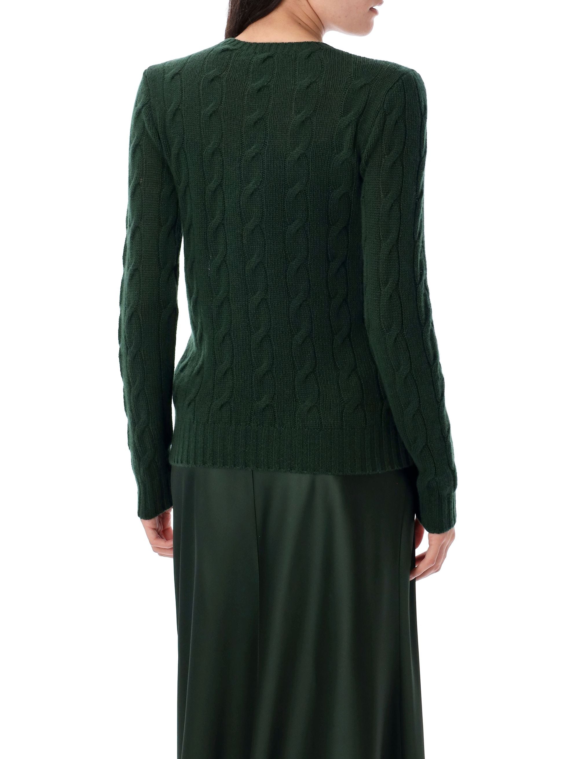 RALPH LAUREN Cable-Knit Cashmere Crewneck Jumper - Slim Fit
