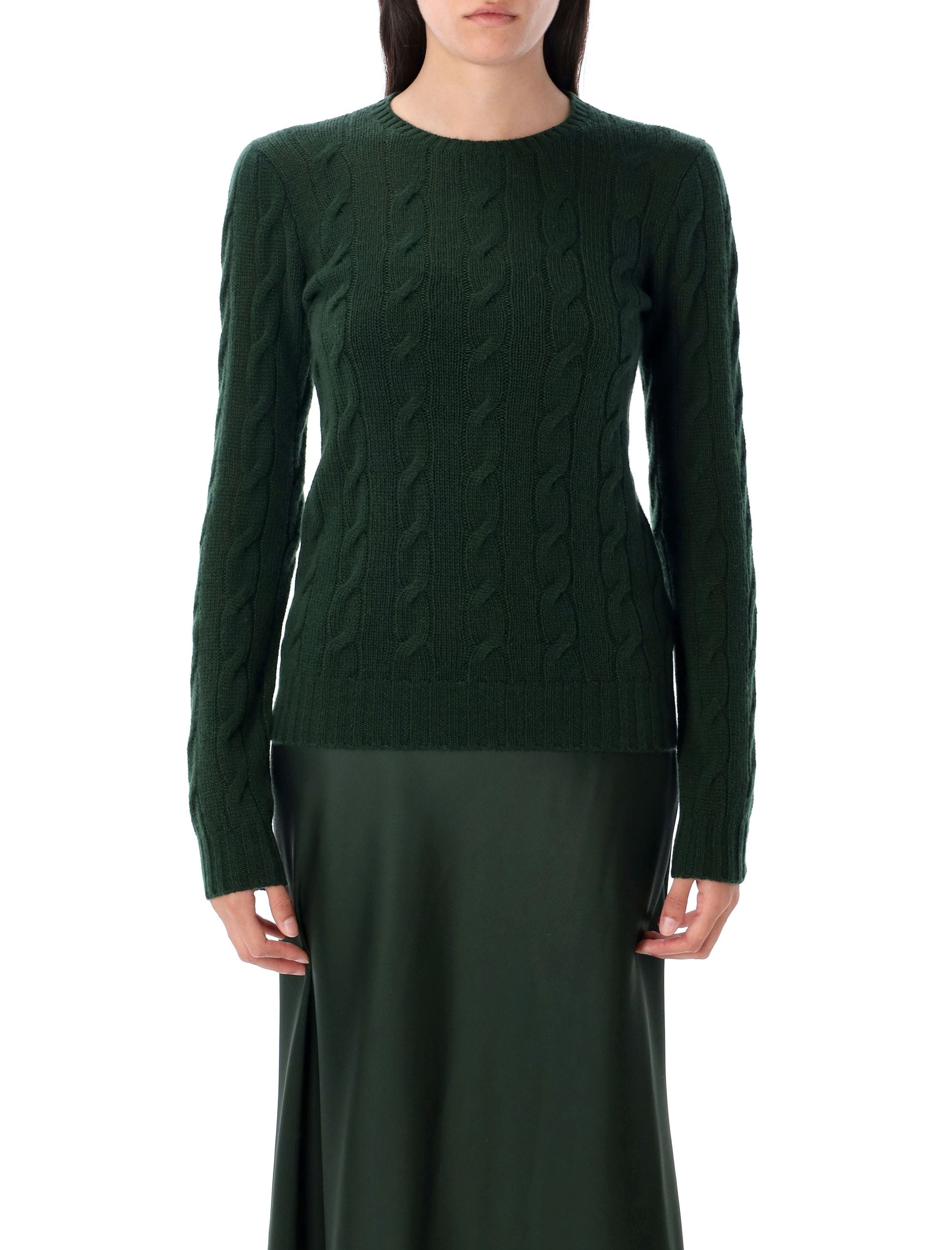 RALPH LAUREN Cable-Knit Cashmere Crewneck Jumper - Slim Fit