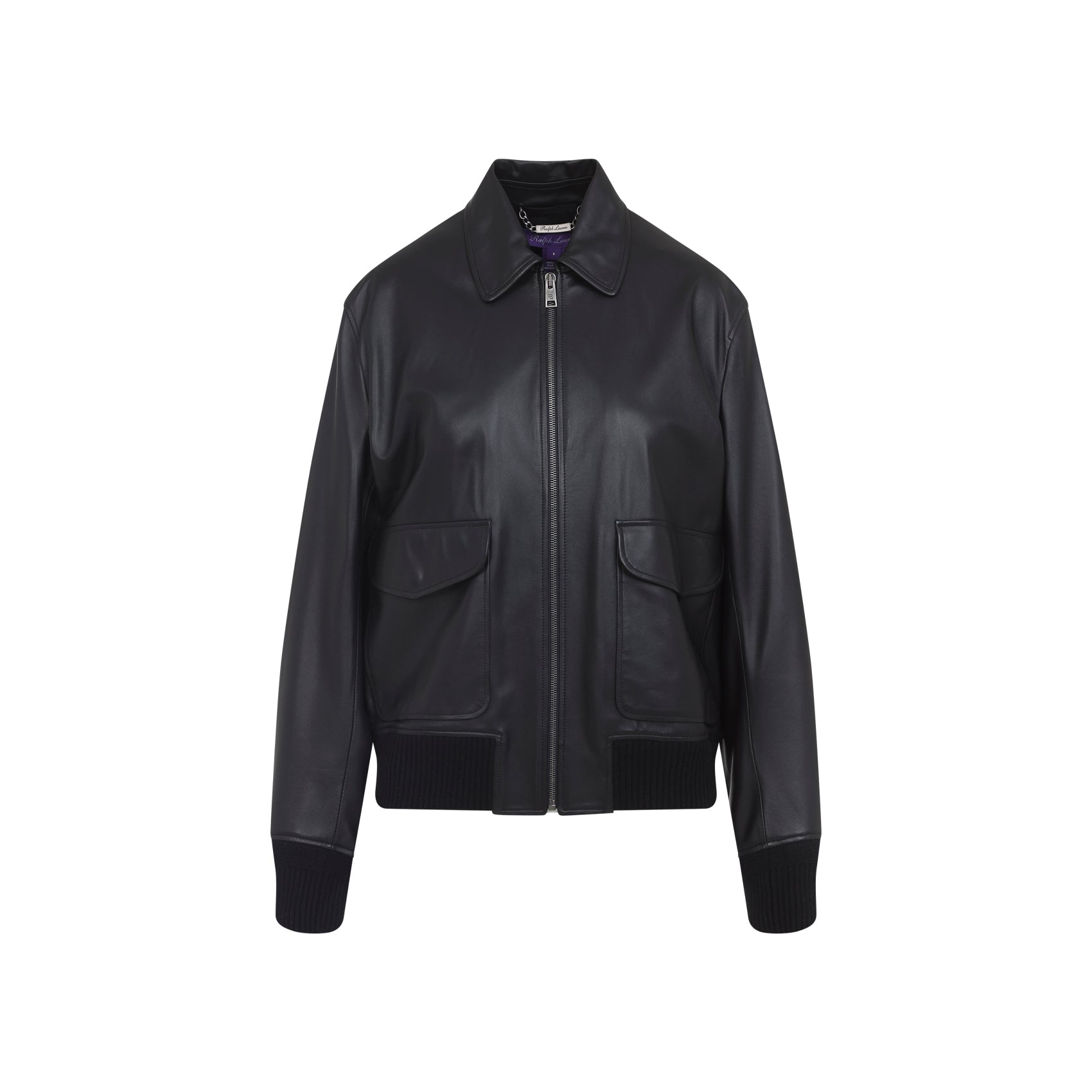 RALPH LAUREN COLLECTION Cozy Lambskin Bomber Jacket for Women