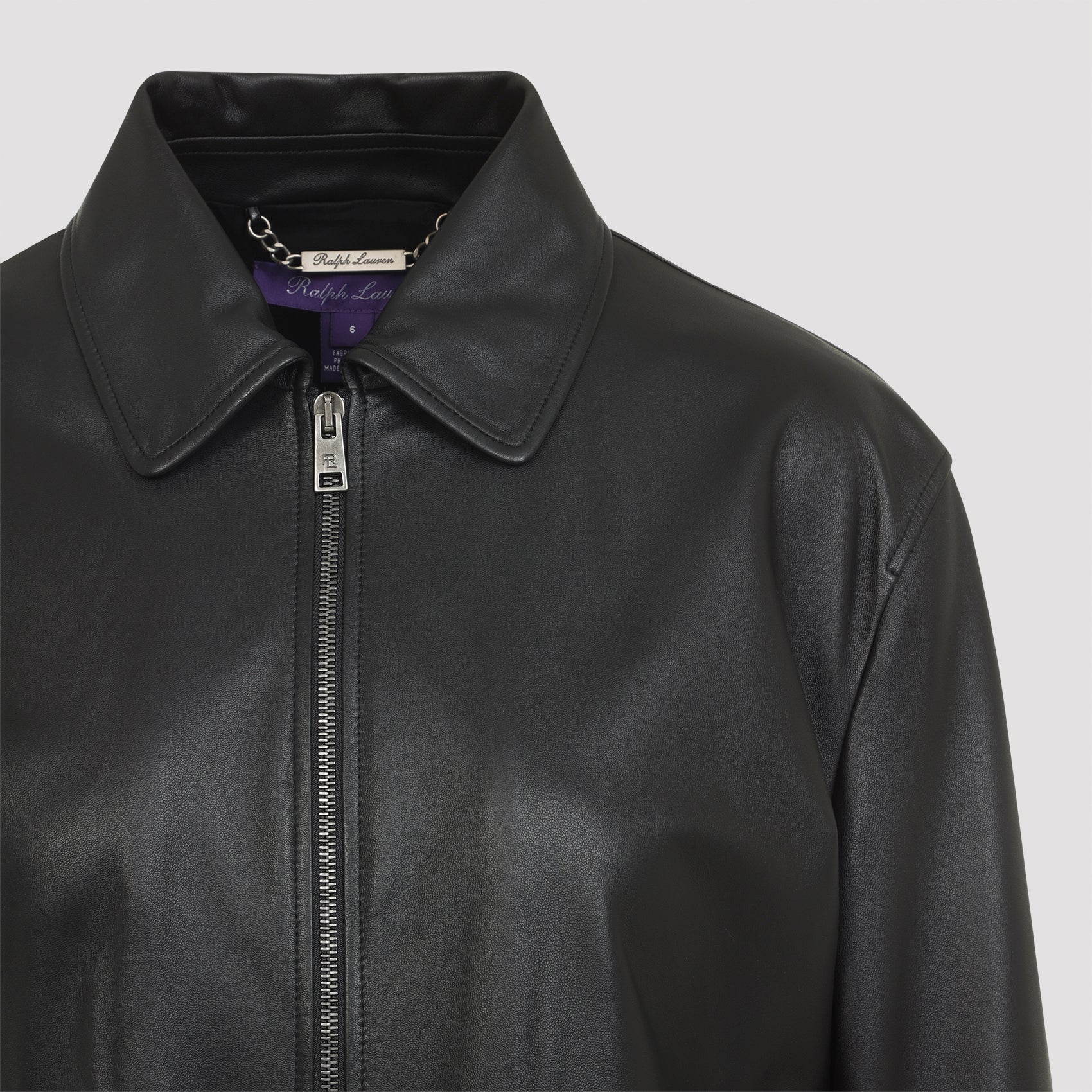 RALPH LAUREN COLLECTION Cozy Lambskin Bomber Jacket for Women