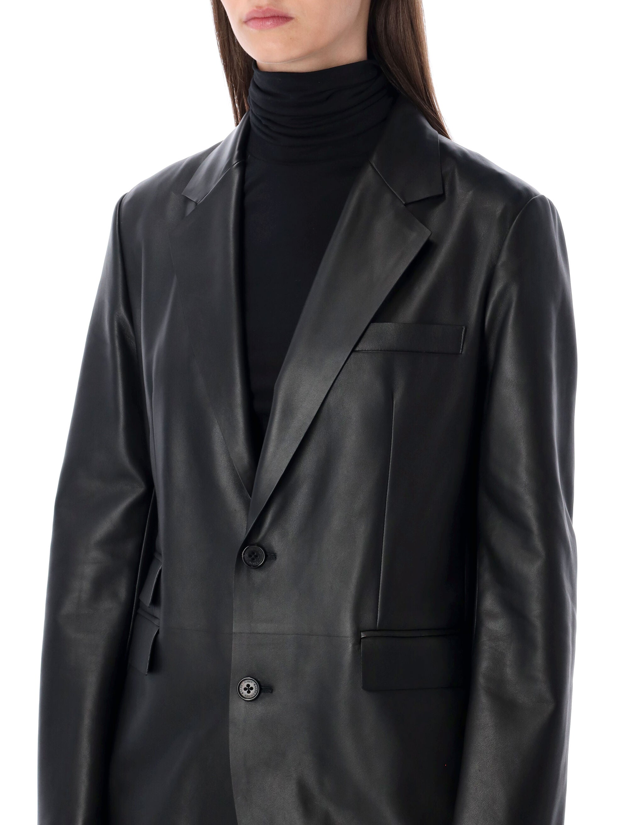 RALPH LAUREN Slim Lambskin Jacket - Size 4