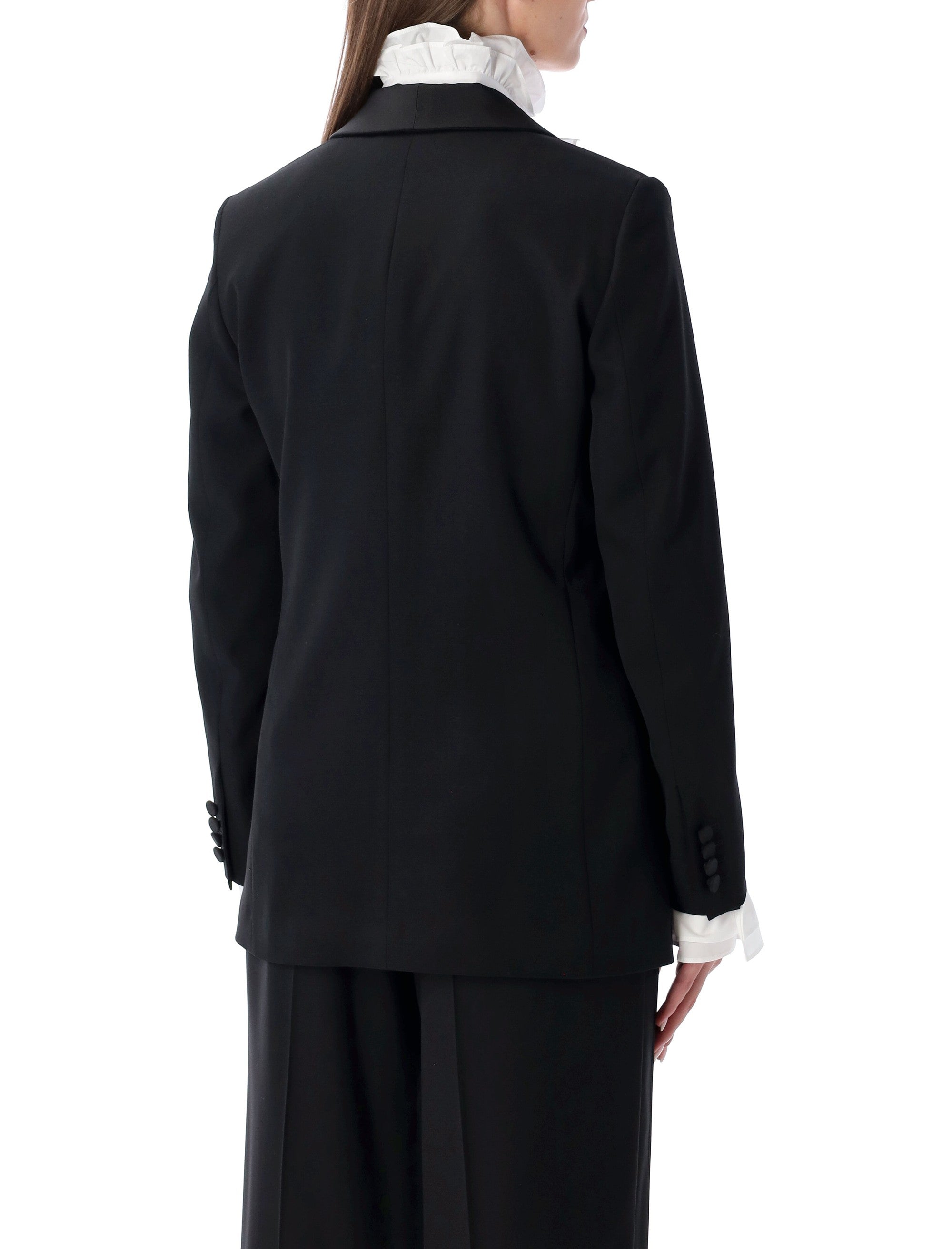 RALPH LAUREN Sutton Slim Grain of Poudre Tuxedo Jacket - Size 4