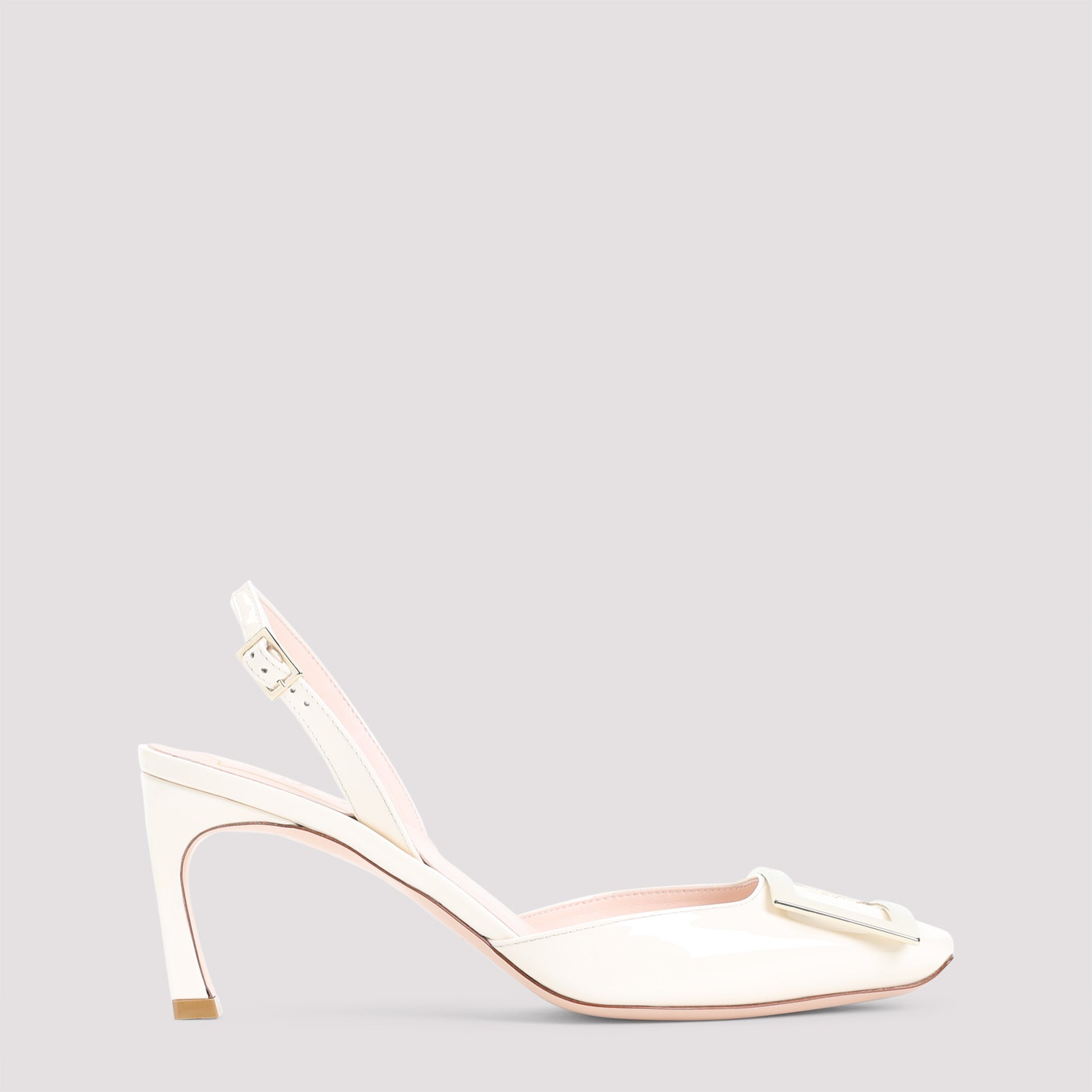 ROGER VIVIER Metal Slingback Pump - 7cm Heel