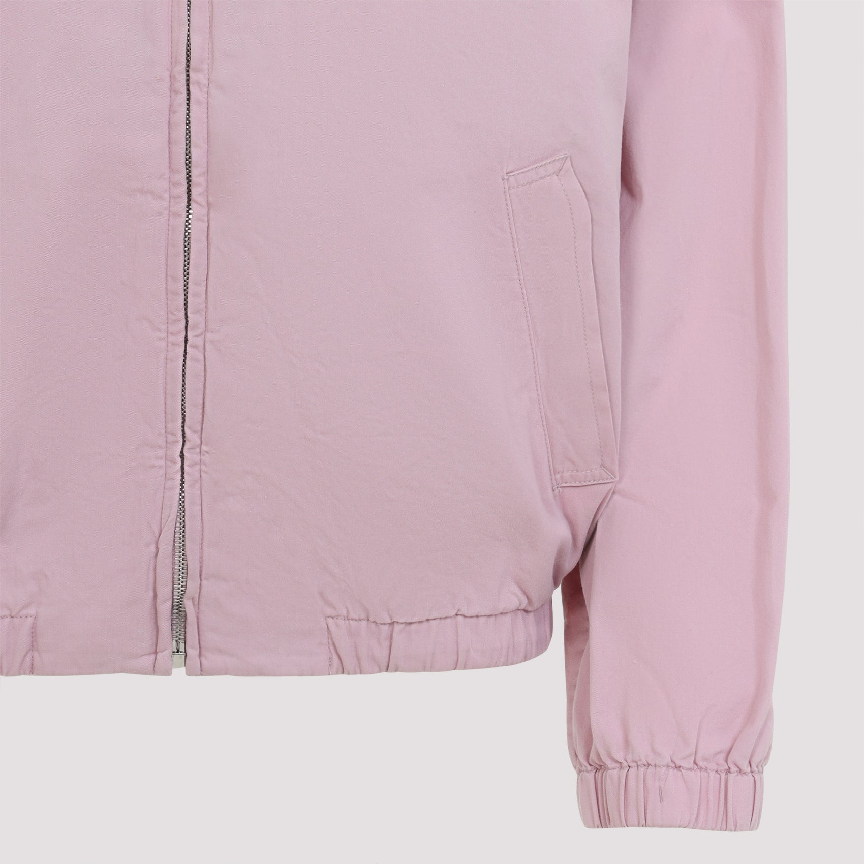 PRADA Gabardine Cotton Jacket with Shirt Style Collar - Women’s Outerwear