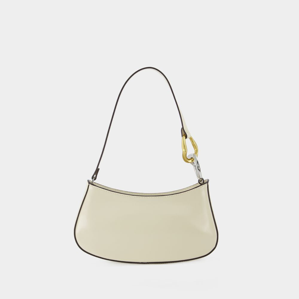 STAUD Mini Hobo Handbag with Artistic Ring Details