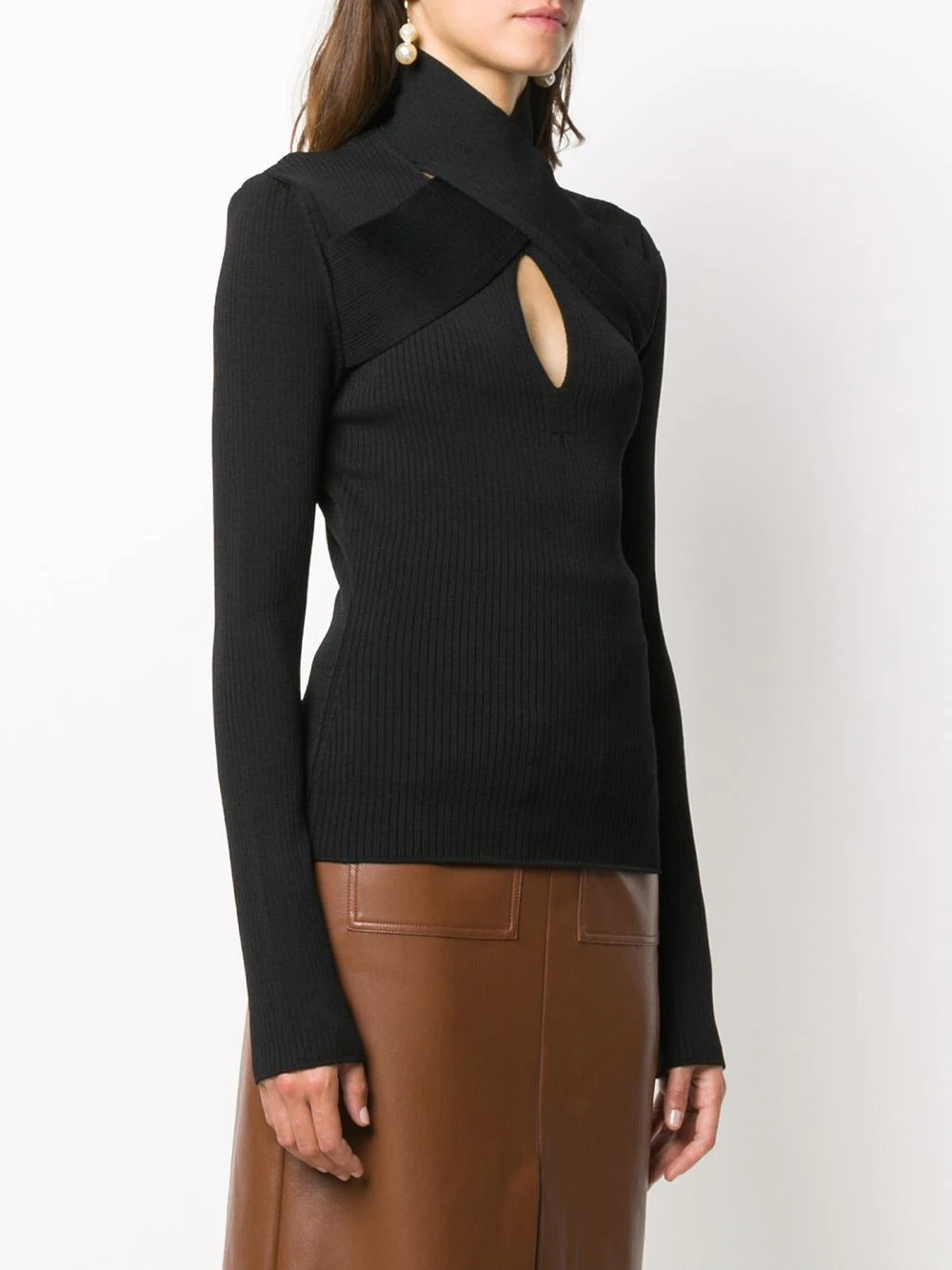 MSGM Ribbed Sweater for Women - FW20 Collection