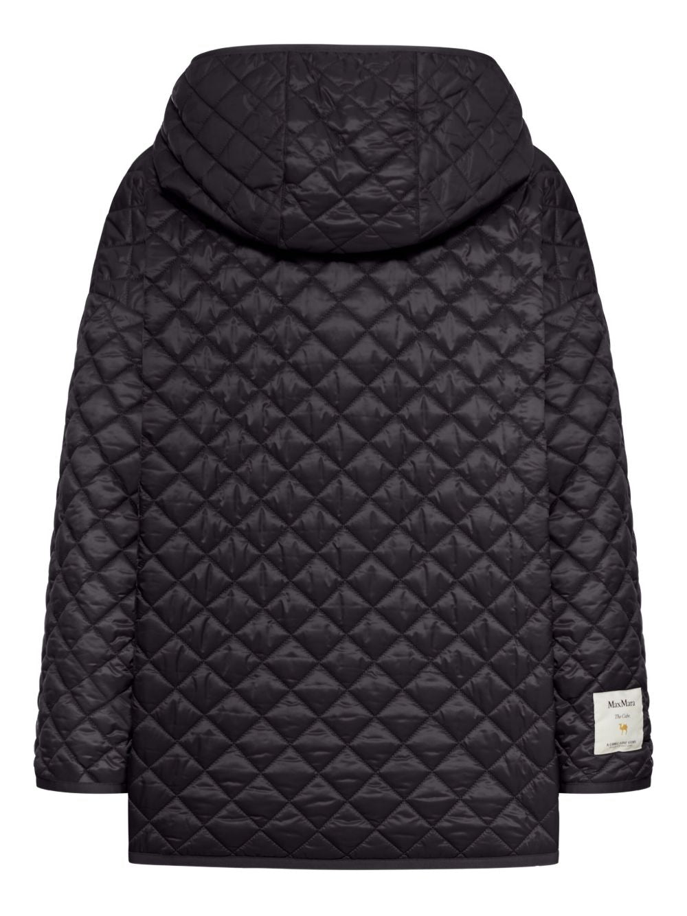 MAX MARA THE CUBE Quilted Hooded Jacket with Diamond Pattern for Women