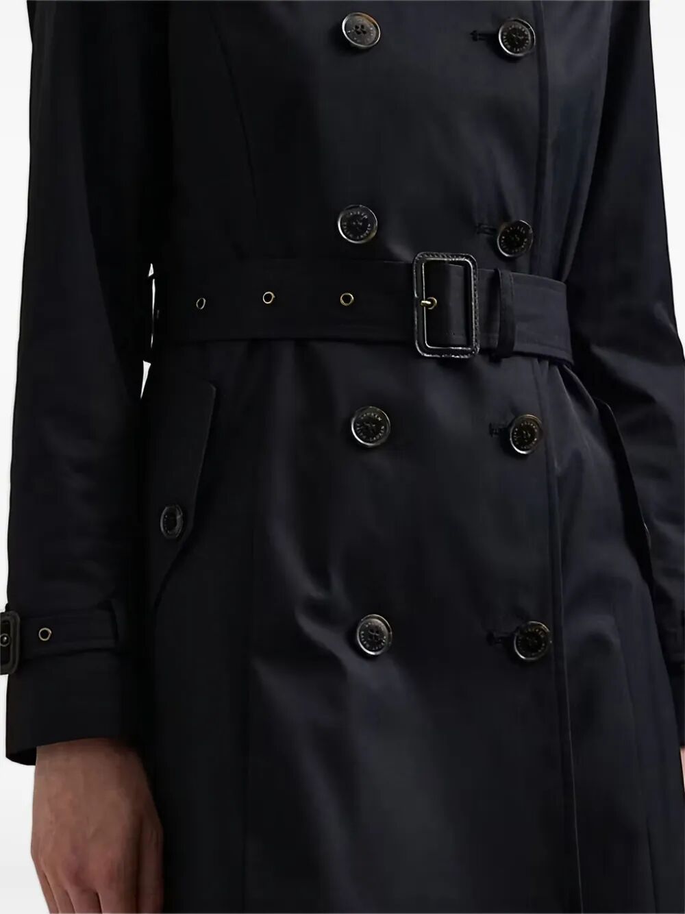 LAUREN RALPH LAUREN Double Breasted Belted Trench Jacket