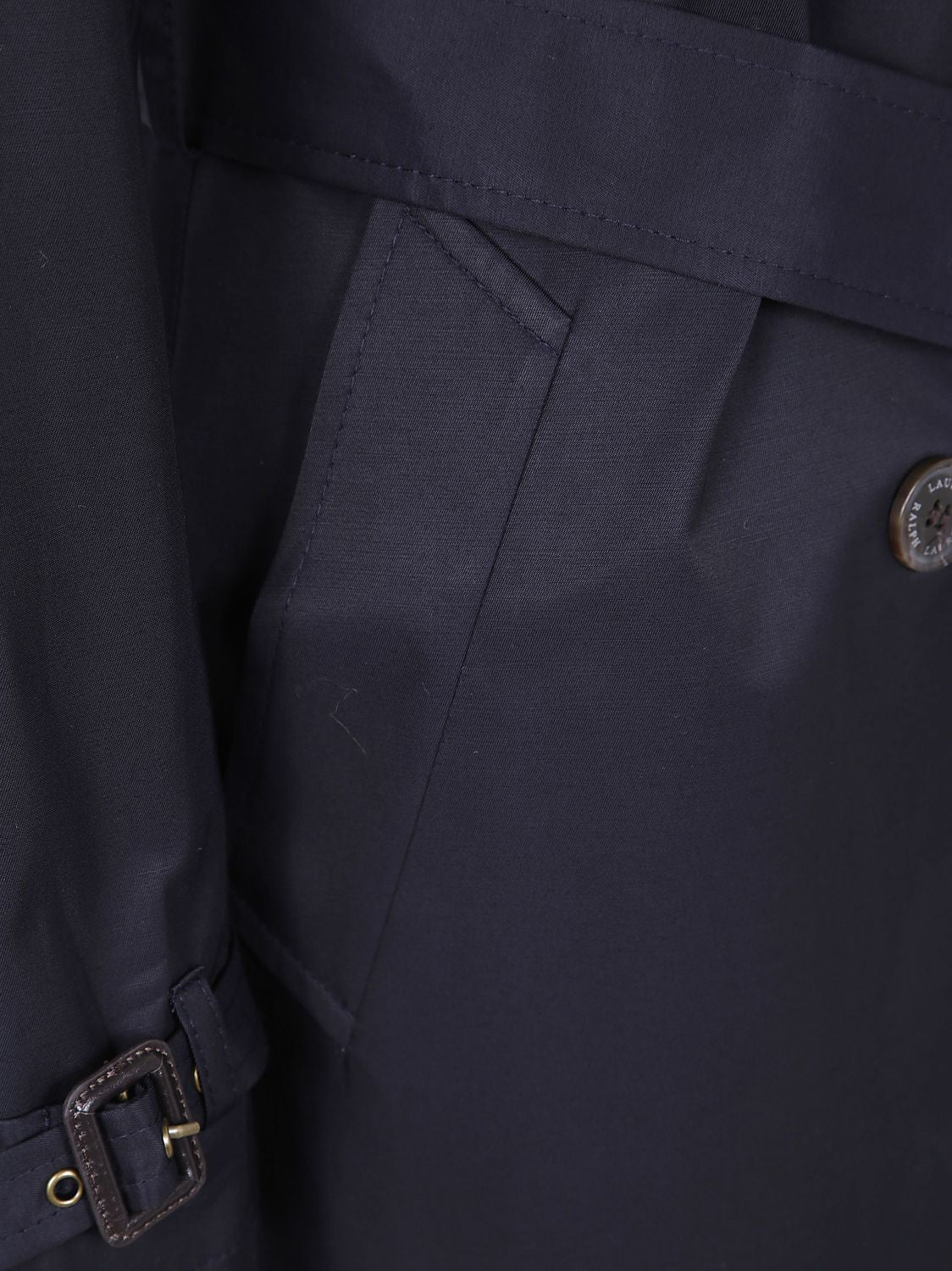 LAUREN RALPH LAUREN Double Breasted Belted Lined Jacket - 30"