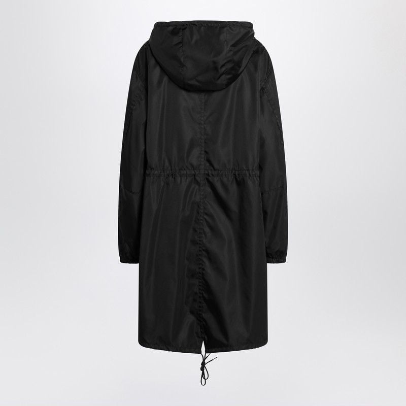 PRADA Women's Waterproof Parka Jacket with Drawstring Hood