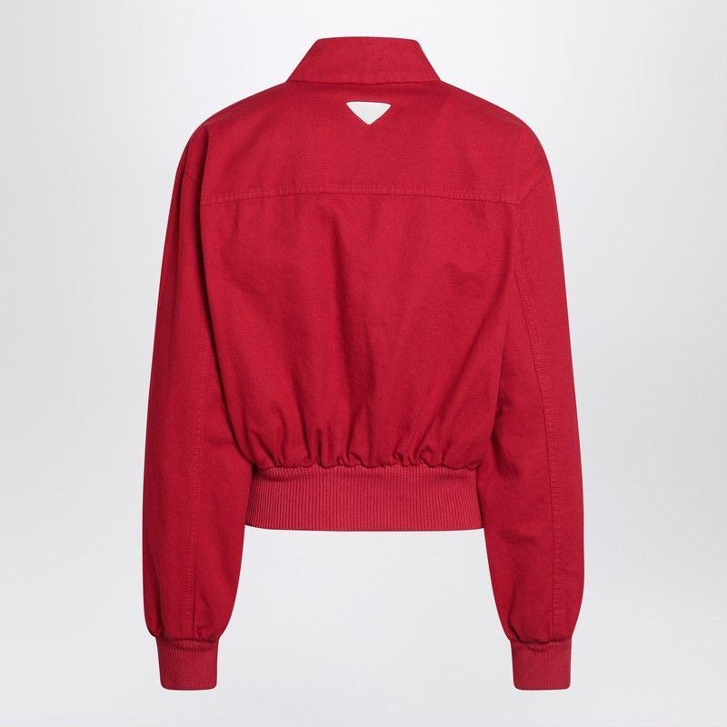 PRADA Bomber Jacket in Canvas for Women