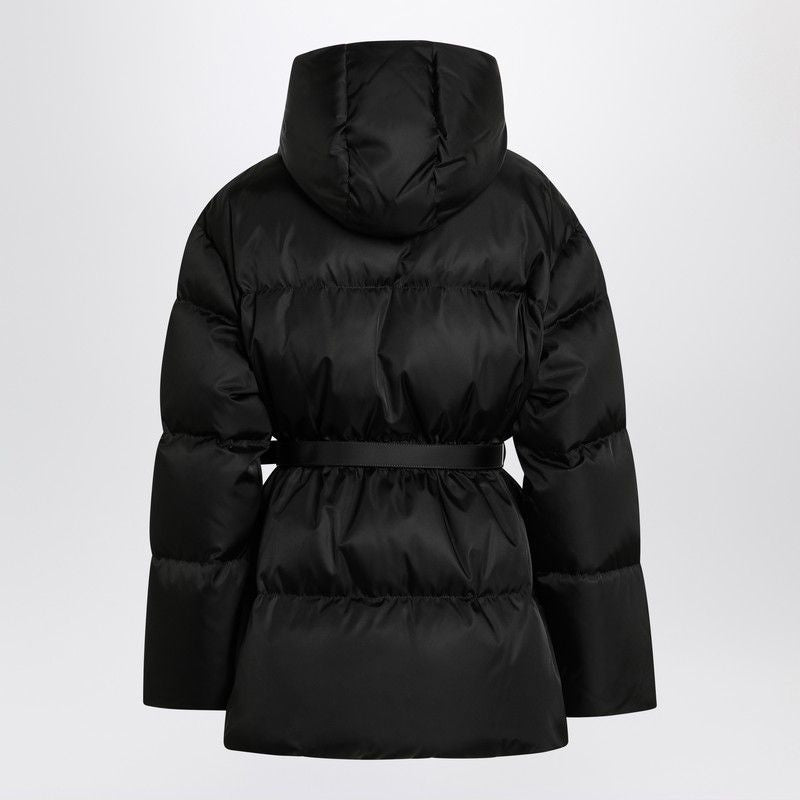PRADA Hooded Belted Puffer Jacket
