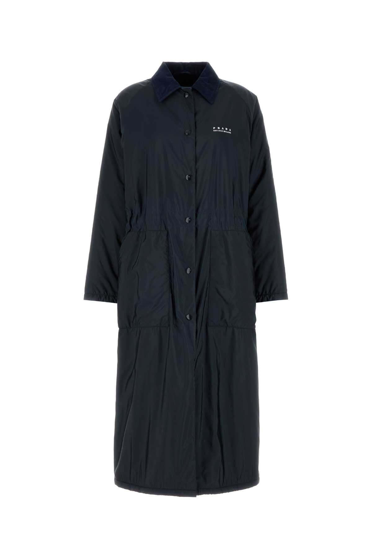 PRADA Recycled Nylon Trench Jacket for Women