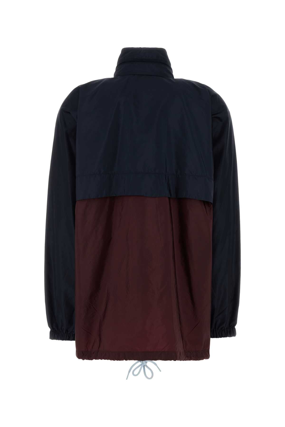 PRADA Two-Tone Re-Nylon Windbreaker for Women