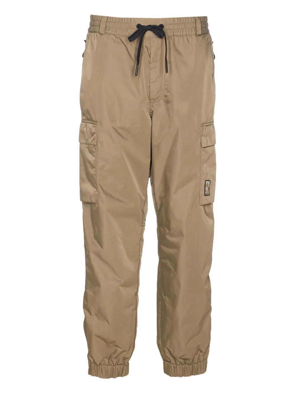 MONCLER GRENOBLE Elasticated Logo-Patch Trousers - Mini Fit