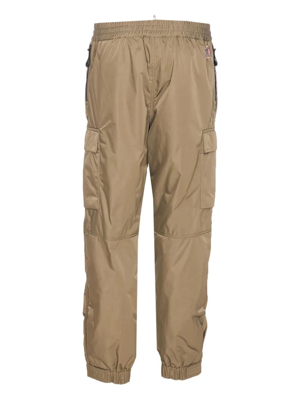 MONCLER GRENOBLE Elasticated Logo-Patch Trousers - Mini Fit