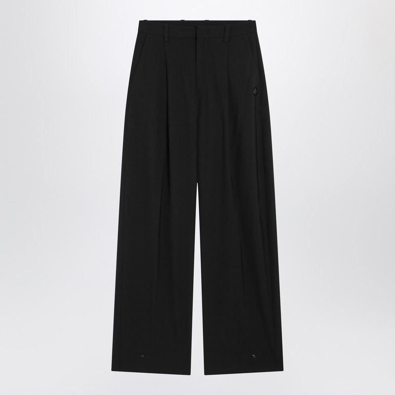 MONCLER GENIUS Wool-Blend Trousers for Women - FW25 Collection