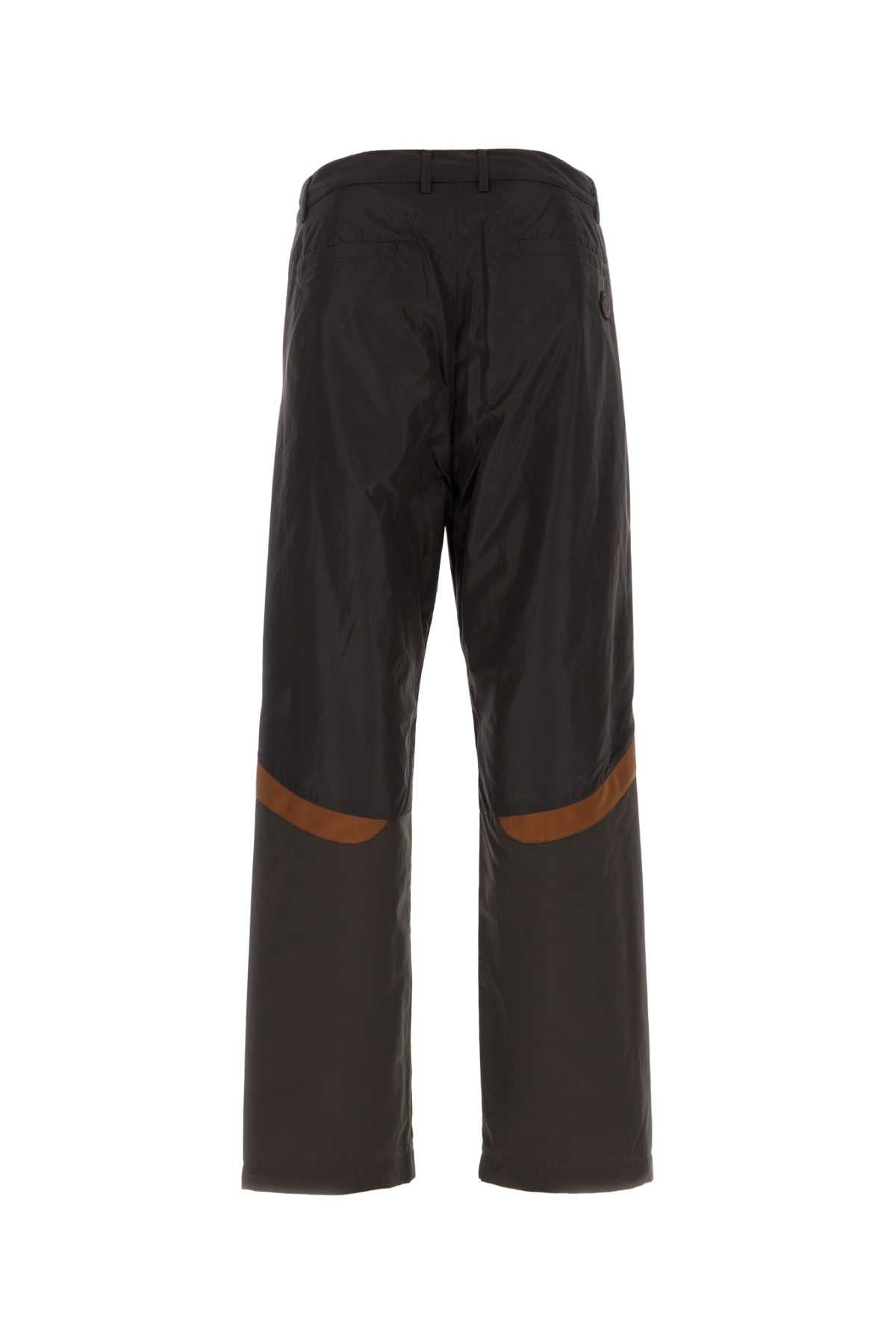 MONCLER Graphite Nylon Trousers for Men - FW23