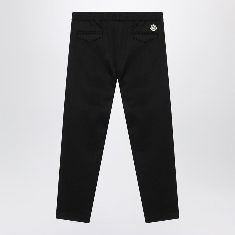 MONCLER Men's Technical Jogging Trousers with Elastic Drawstring Waist