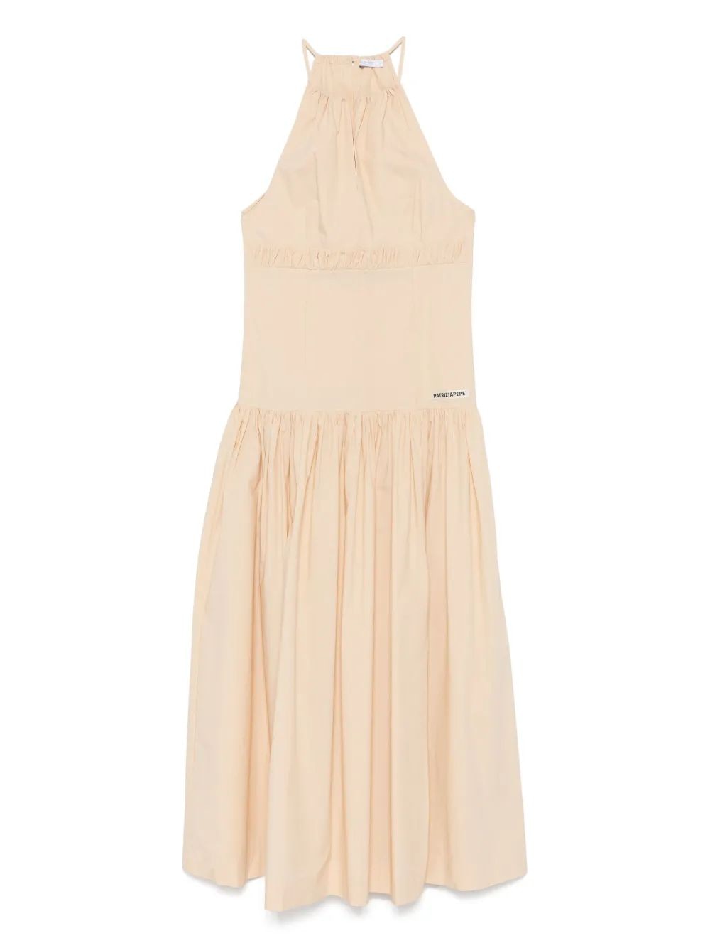 PATRIZIA PEPE Long Dress with Logo Patch for Women