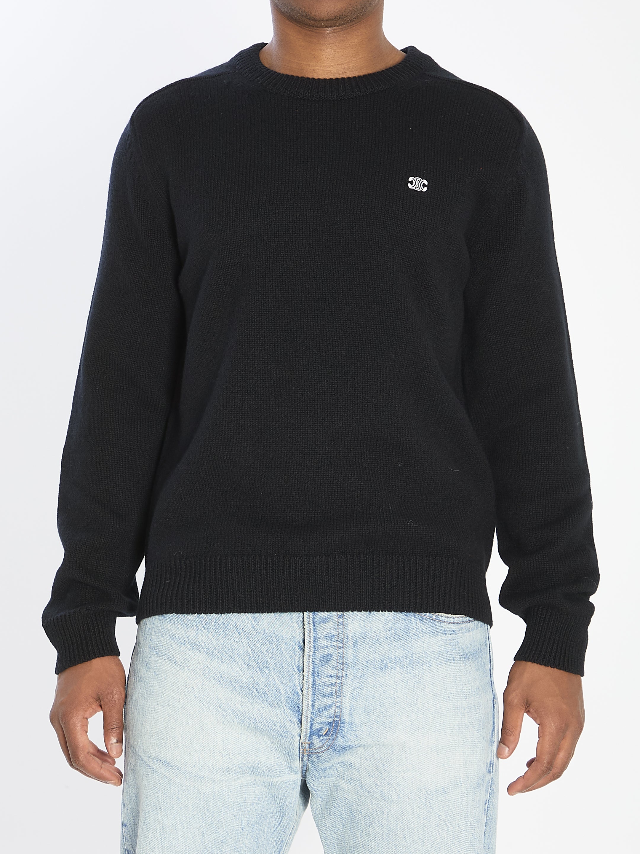 CELINE Men's Craw Neck Sweater - INT Size