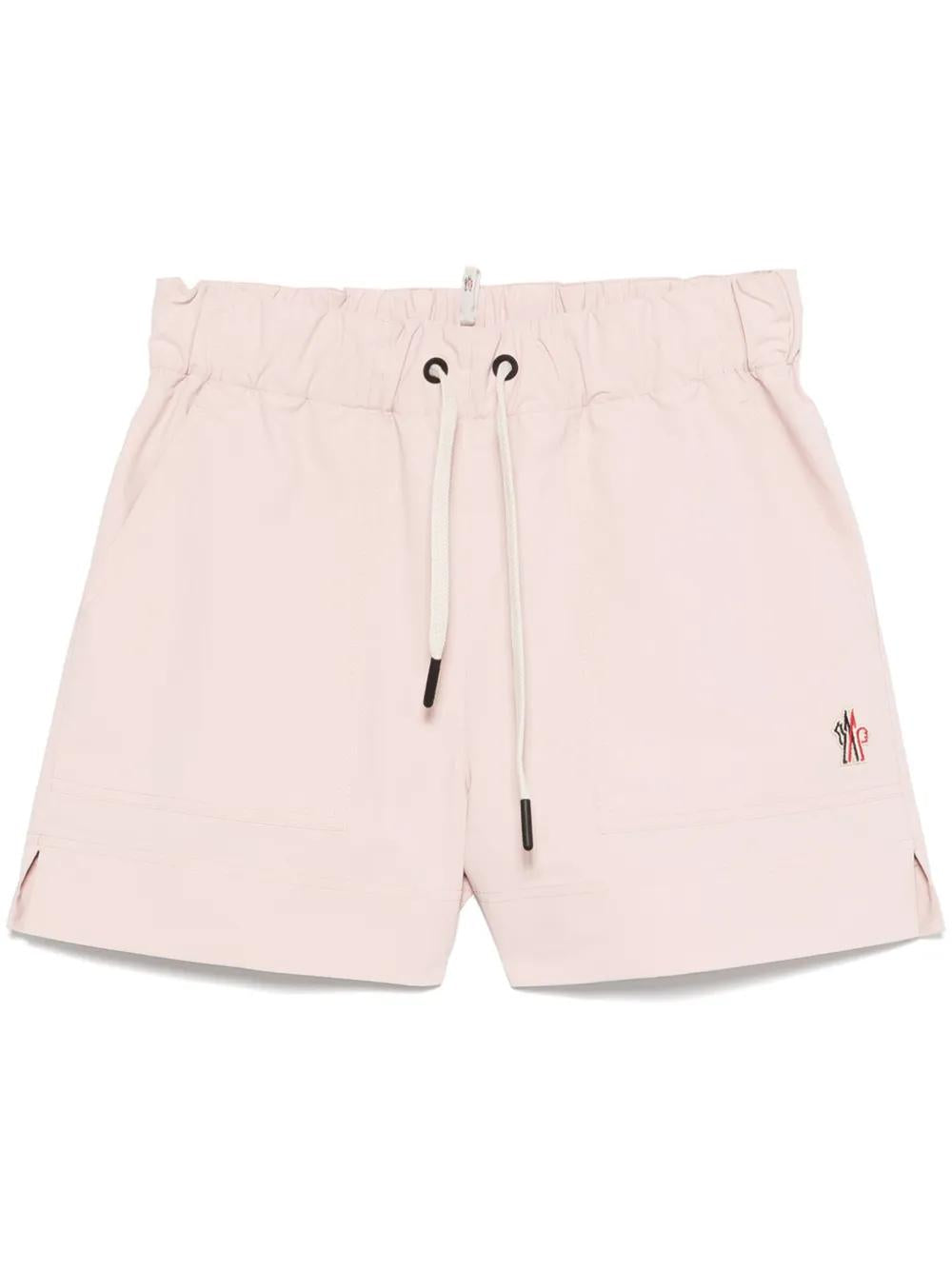 MONCLER GRENOBLE Cotton Gabardine Mini Shorts - Size S