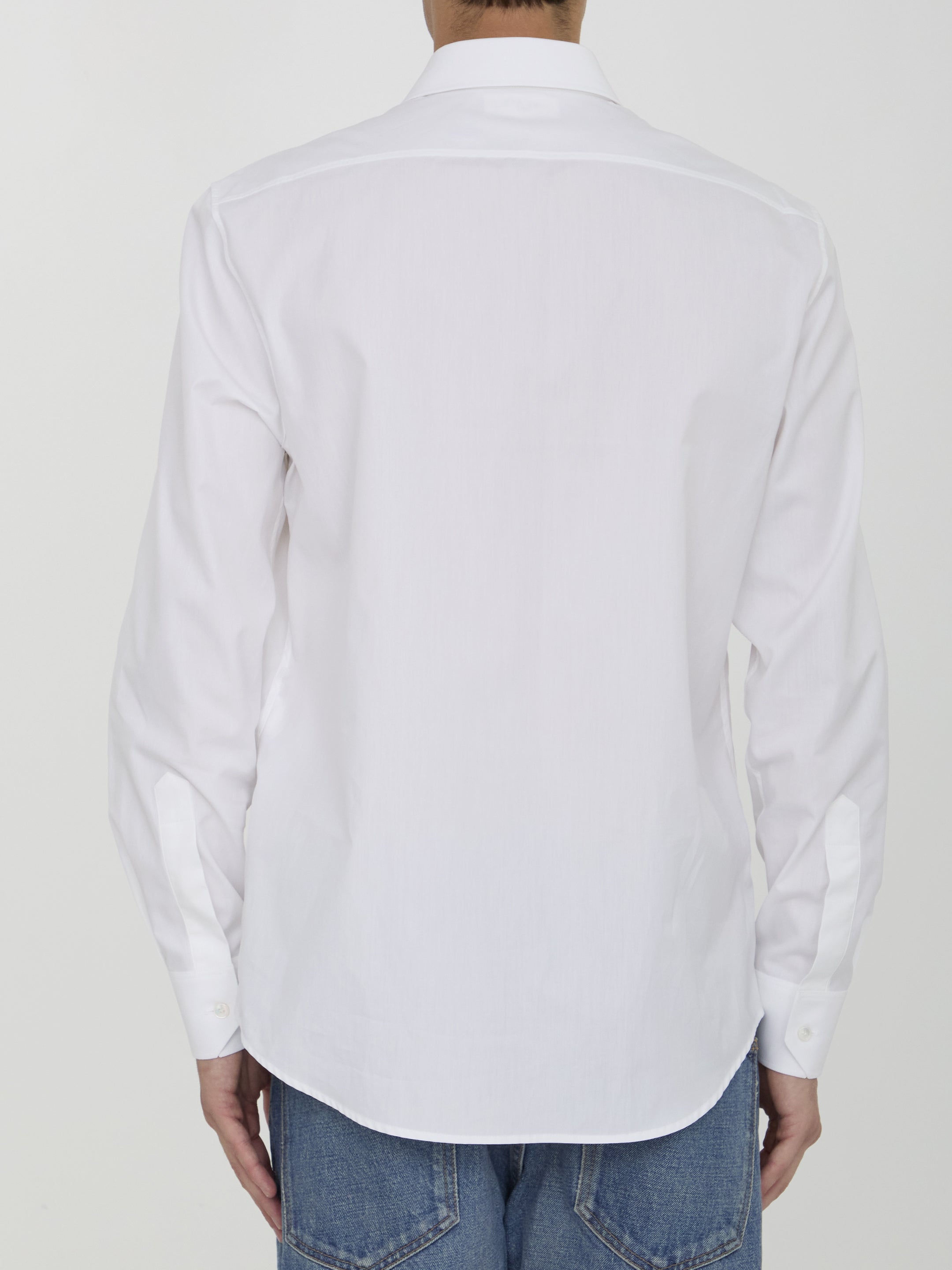 CELINE Cotton Poplin Long-Sleeved Shirt