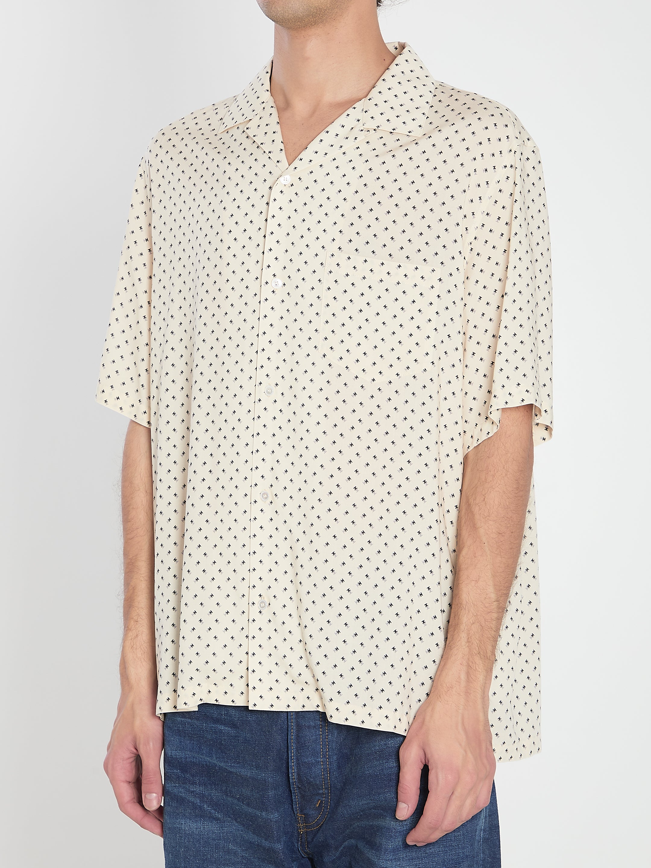 CELINE Men's Hawaiian Shirt - Size 41 IT