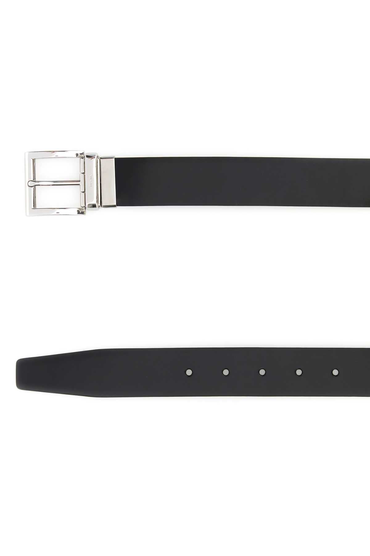 PRADA Reversible Leather Belt for Men