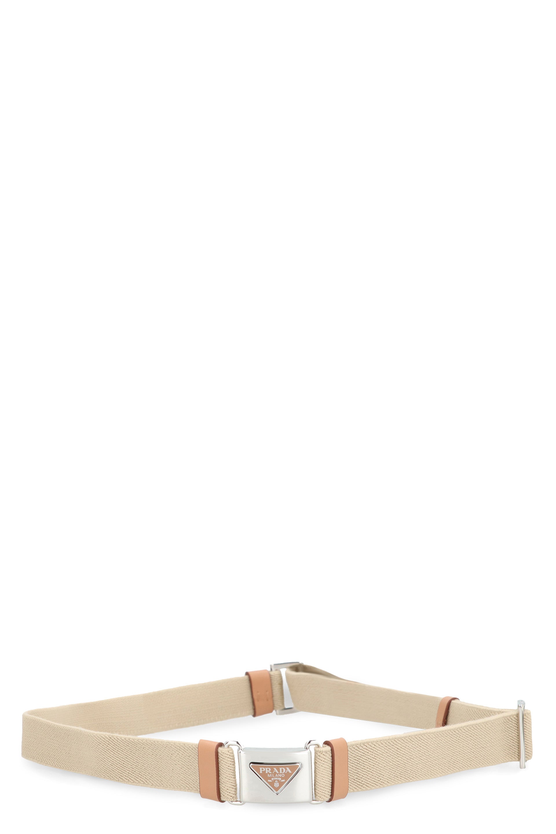 PRADA Belt with Metal Buckle - 2.5 cm Height