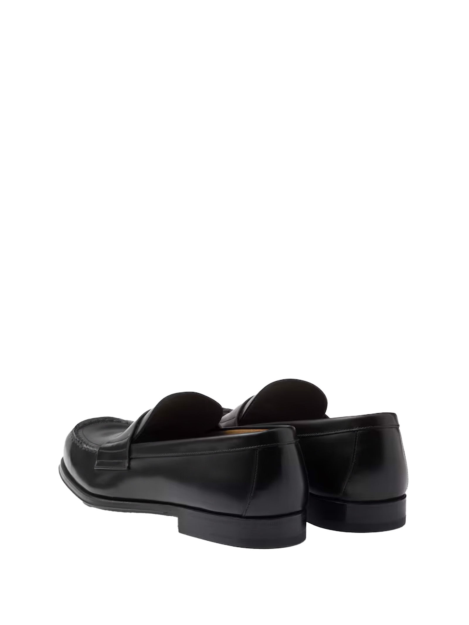 PRADA Brushed Leather Loafers for Men