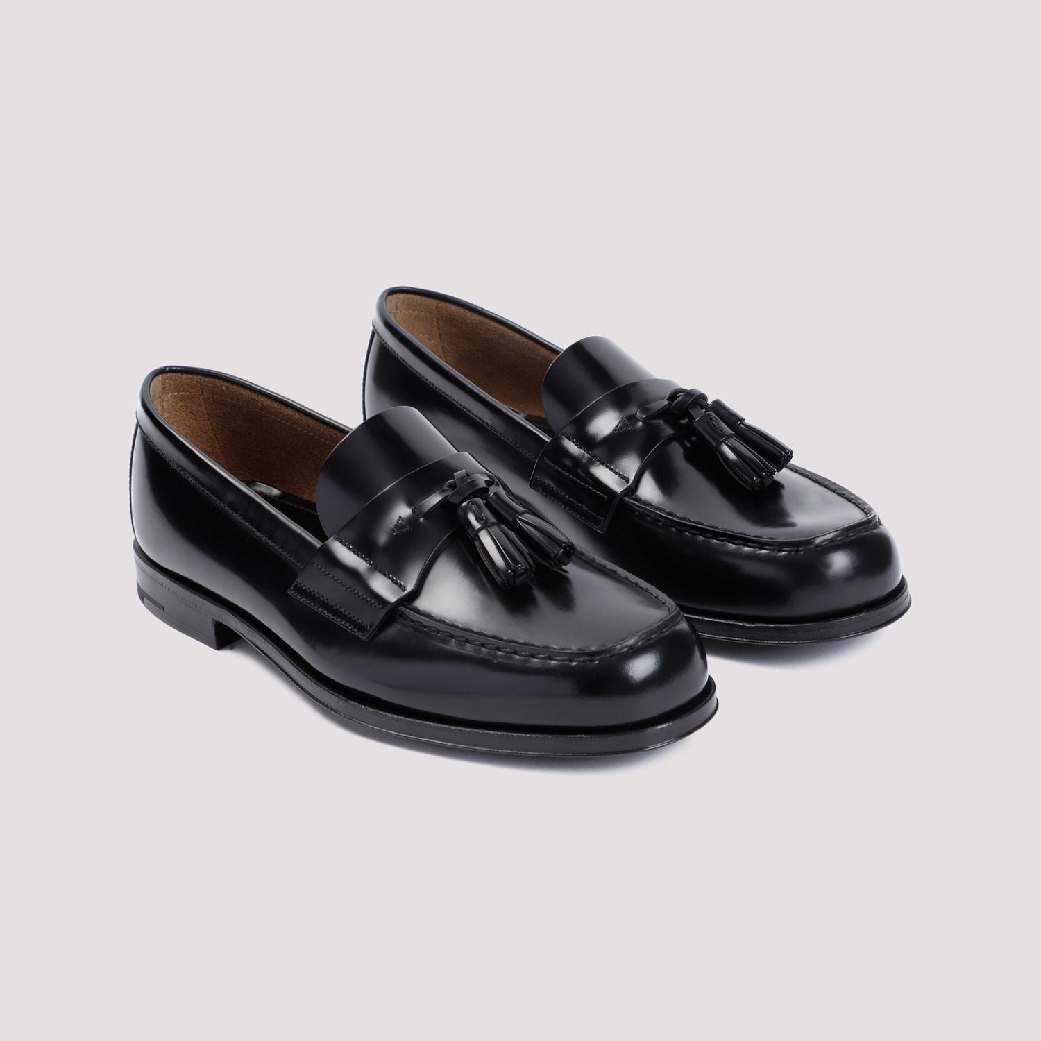 PRADA Classic Leather Loafers for Men
