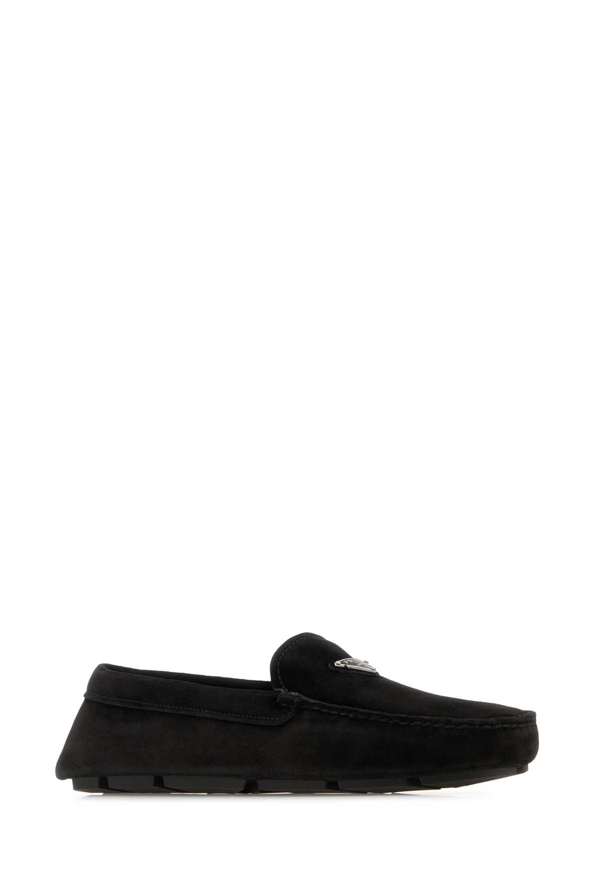 PRADA Suede Loafers for Men - Drive