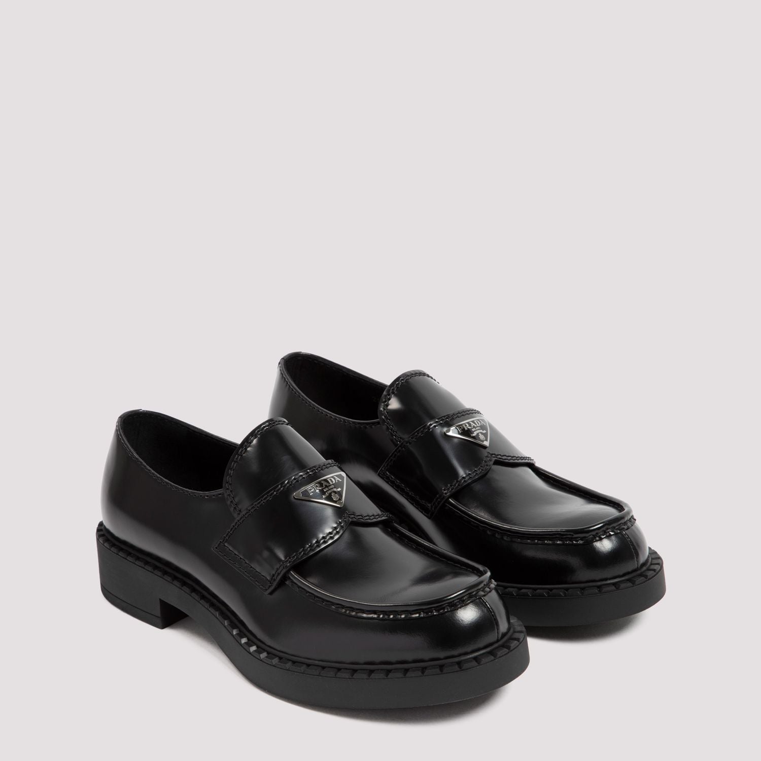 PRADA Elegant Leather Loafers for Men