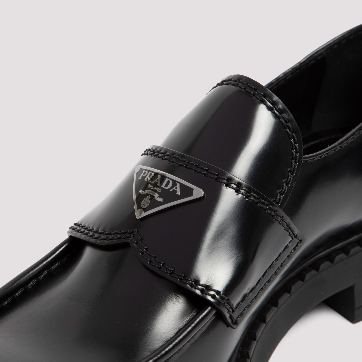 PRADA Elegant Leather Loafers for Men